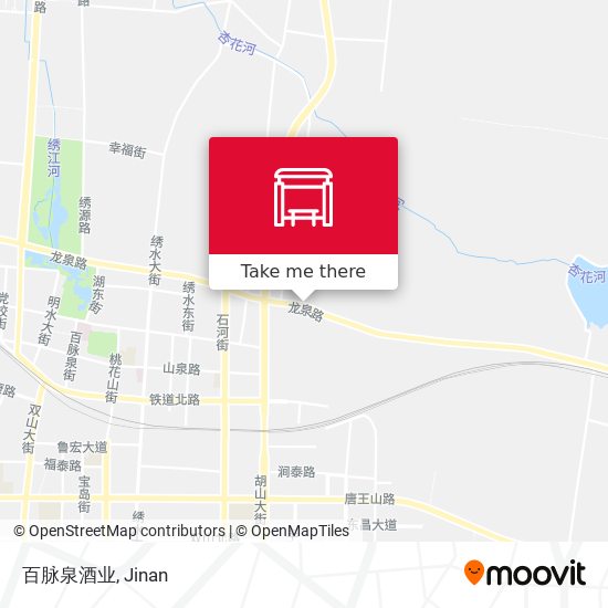 百脉泉酒业 map