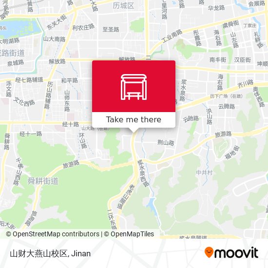 山财大燕山校区 map
