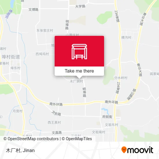 木厂村 map