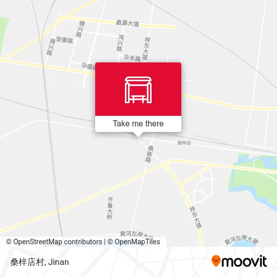 桑梓店村 map