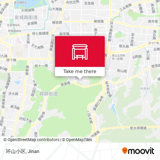 环山小区 map