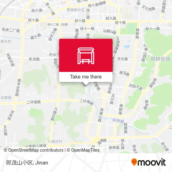 郎茂山小区 map