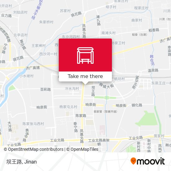 坝王路 map