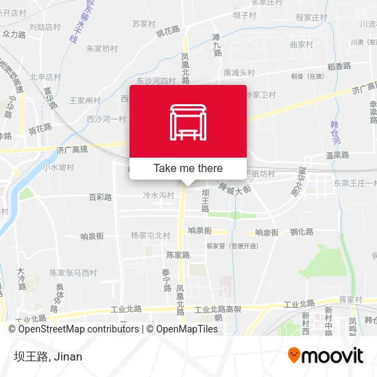 坝王路 map
