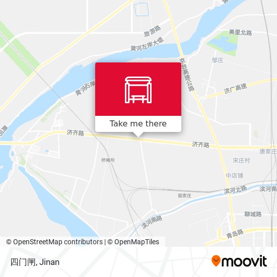 四门闸 map