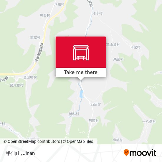 半仙山 map