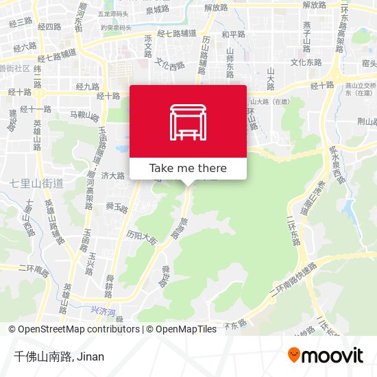 千佛山南路 map
