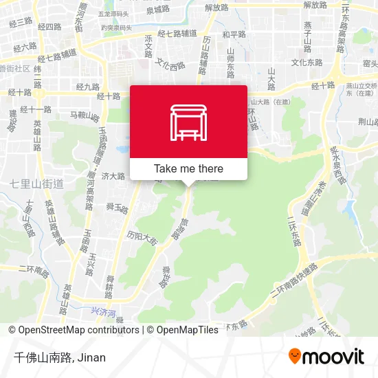 千佛山南路 map