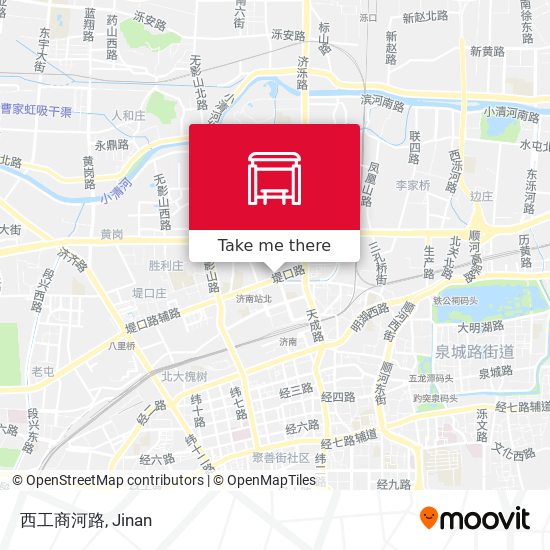 西工商河路 map