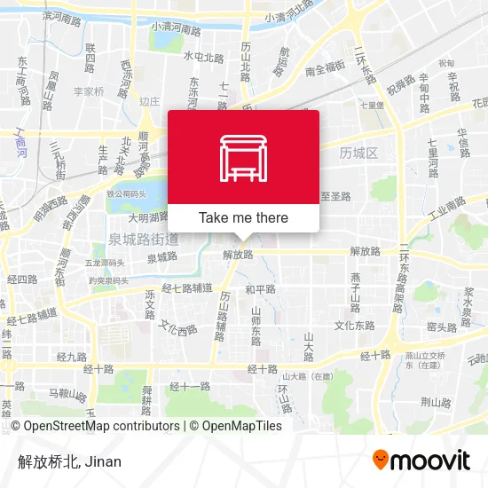 解放桥北 map