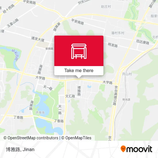 博雅路 map