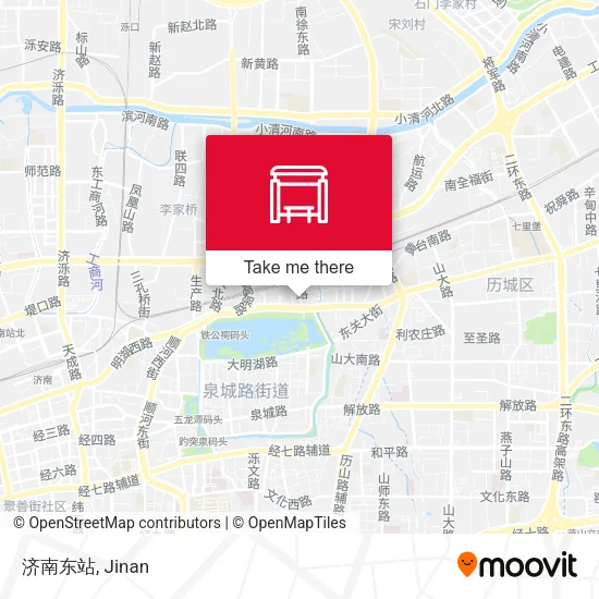 济南东站 map
