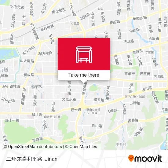 二环东路和平路 map