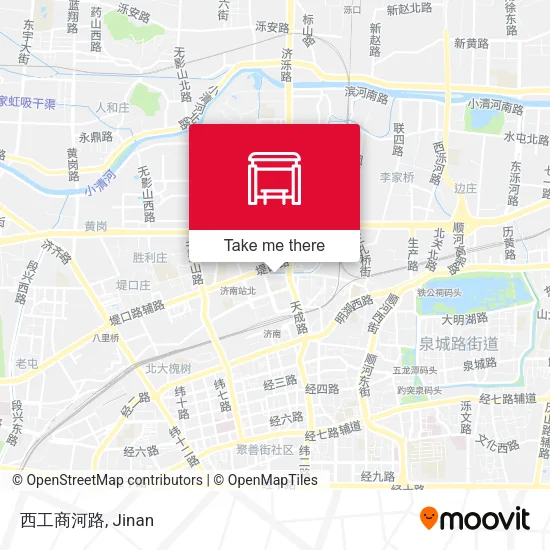 西工商河路 map