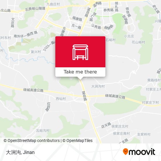 大涧沟 map
