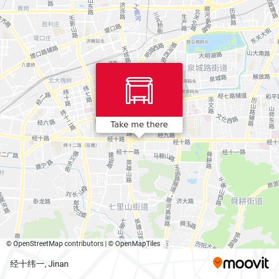 经十纬一 map