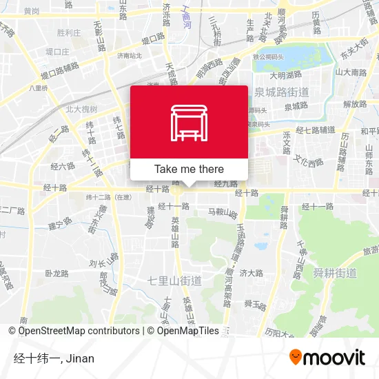 经十纬一 map