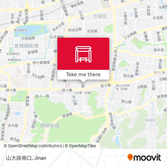 山大路南口 map