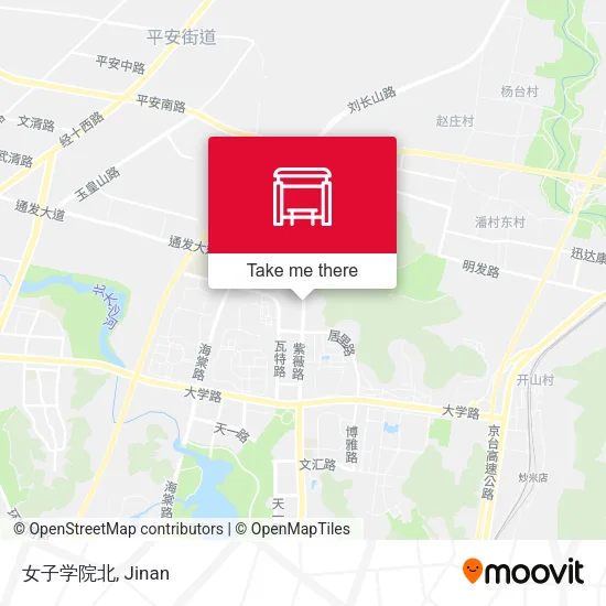 女子学院北 map