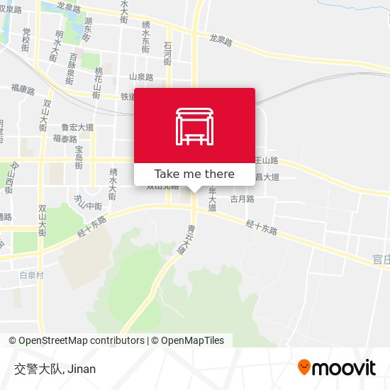 交警大队 map