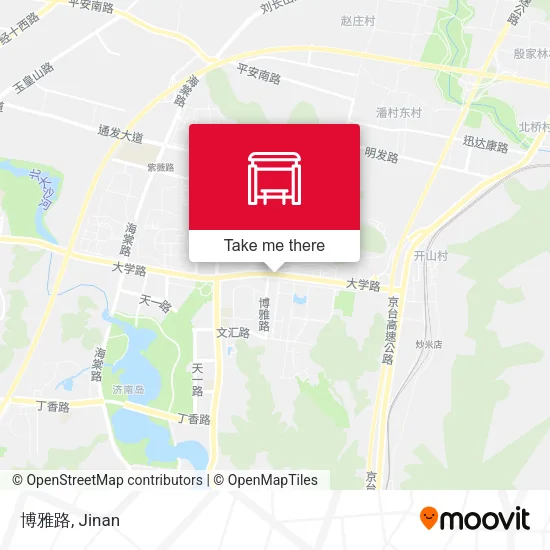 博雅路 map
