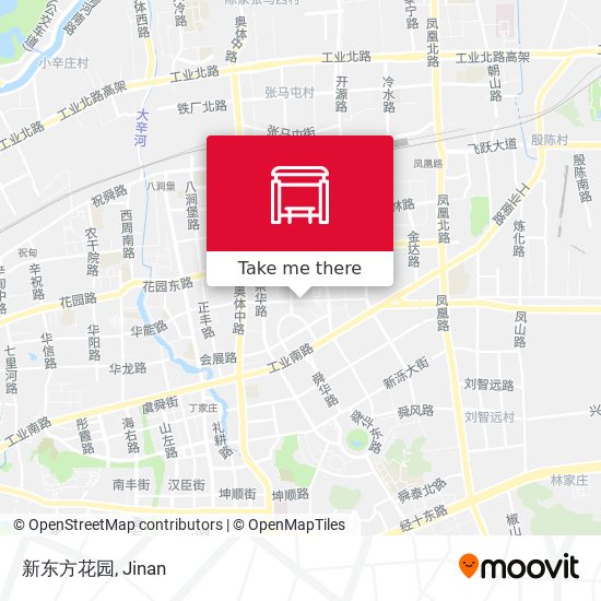 新东方花园 map