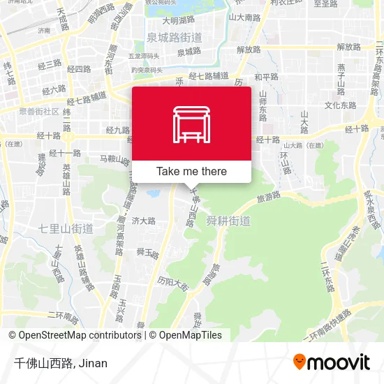 千佛山西路 map