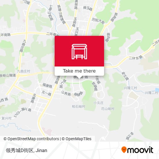 领秀城D街区 map