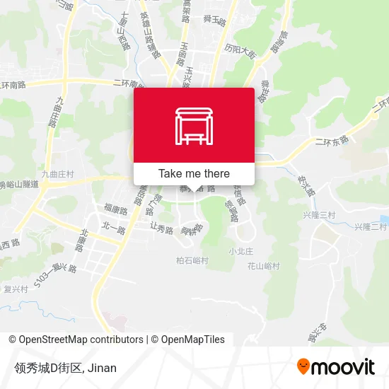 领秀城D街区 map
