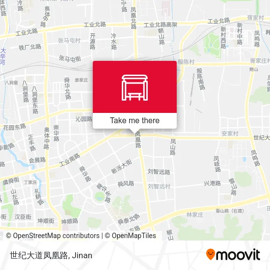 世纪大道凤凰路 map