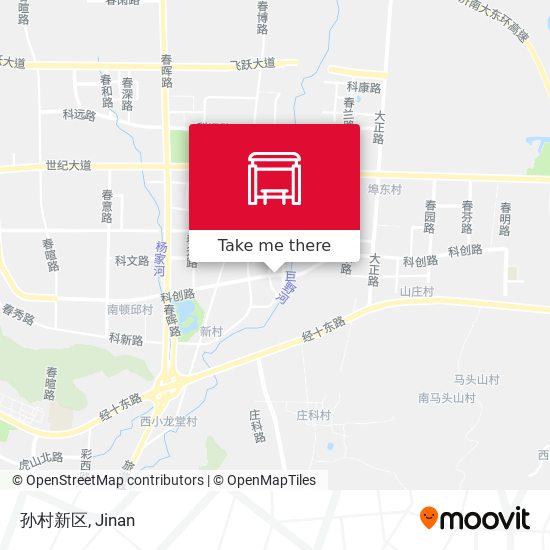 孙村新区 map