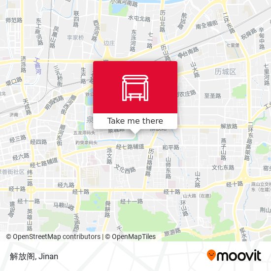 解放阁 map
