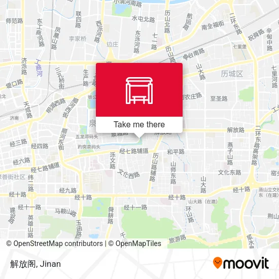 解放阁 map