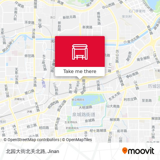 北园大街北关北路 map