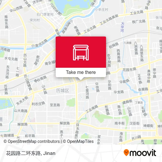 花园路二环东路 map