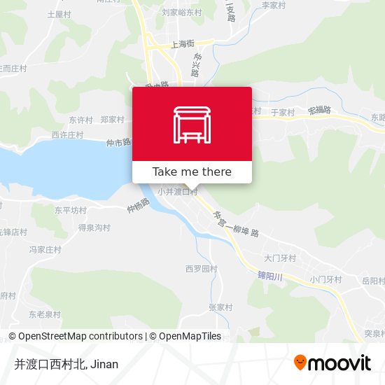 并渡口西村北 map