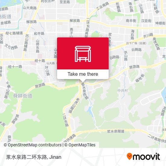 浆水泉路二环东路 map