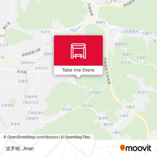 波罗峪 map