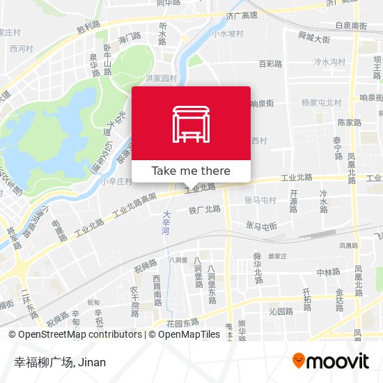 幸福柳广场 map