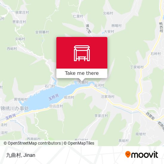 九曲村 map