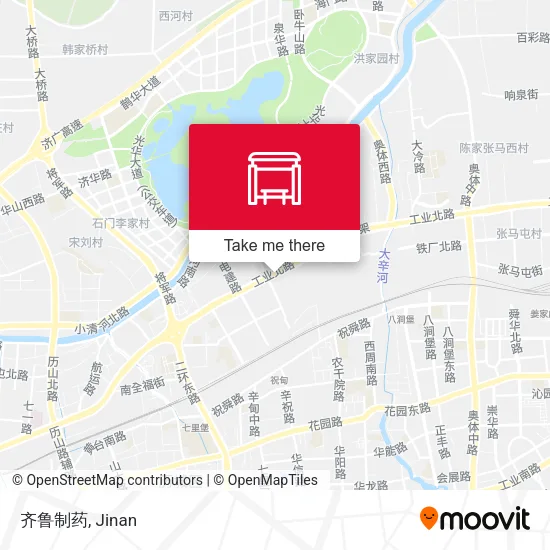 齐鲁制药 map