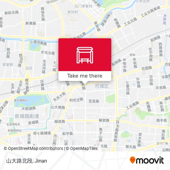 山大路北段 map