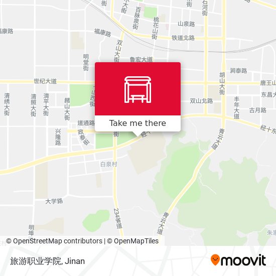旅游职业学院 map