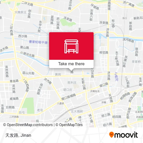 天发路 map