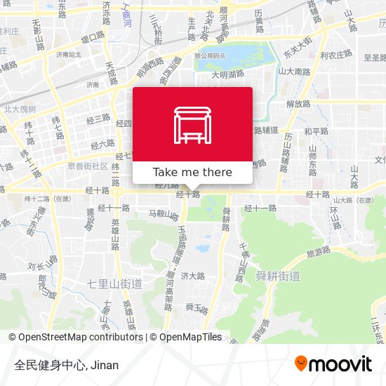 全民健身中心 map