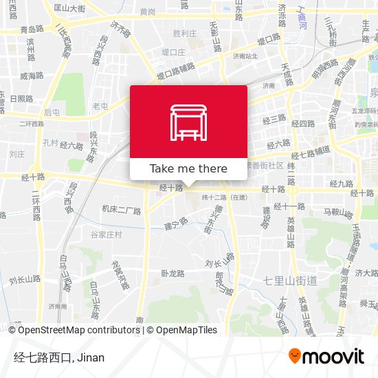 经七路西口 map