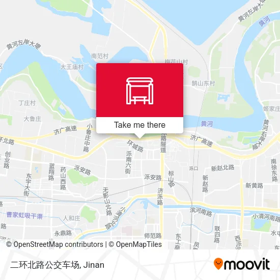 二环北路公交车场 map