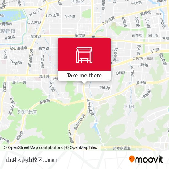 山财大燕山校区 map