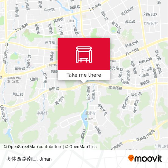 奥体西路南口 map