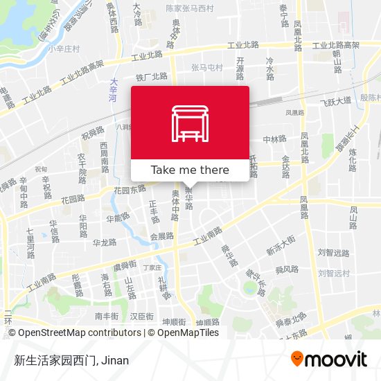 新生活家园西门 map